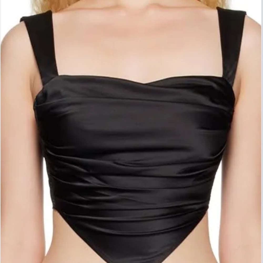 Miaou Black Tati Tank Top